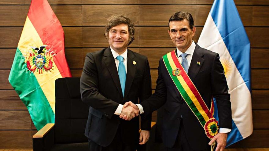 Paz pide a Milei una visita a Argentina para abrir "nueva etapa" de cooperación bilateral