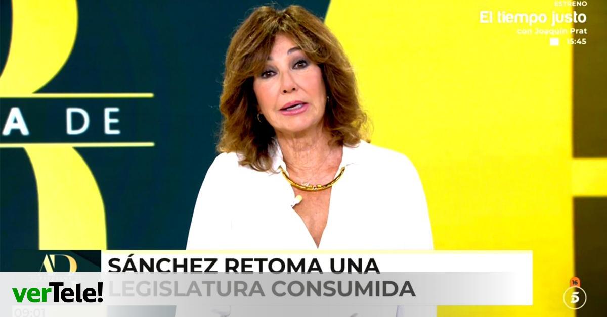 Ana Rosa inicia temporada ironizando con Pedro Sánchez como dictador: “Un presidente muy franco y muy maduro”