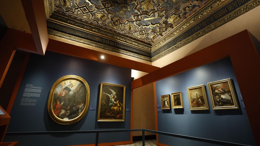 Goya se instala en el Palacio de la Aljafería, sede de las Cortes de Aragón