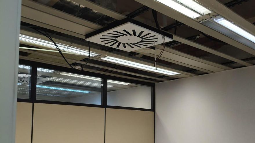 Una fuga en un baño deja en condiciones "insalubres" las oficinas de Fondos Europeos en Logroño