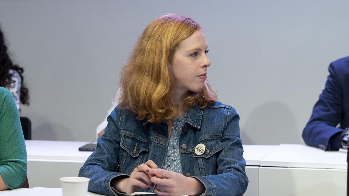 Archivo - La secretaria de Organización de Podemos, Lilith Verstrynge, en una reunión del Consejo Ciudadano Estatal de Podemos, en la sede de Podemos, a 29 de abril de 2022, en Madrid (España).