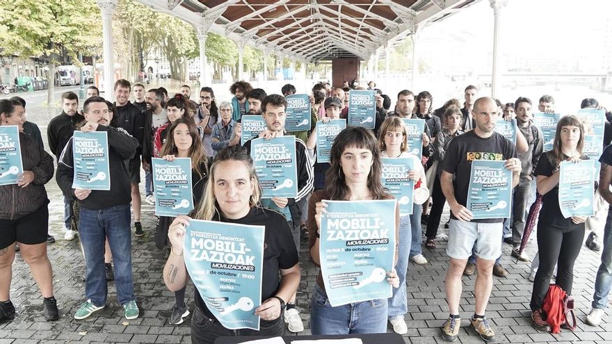 Sindicatos de vivienda vascos llaman a "tomar las calles" el viernes y rechazan los decretos que "sólo son titulares sin contenido"