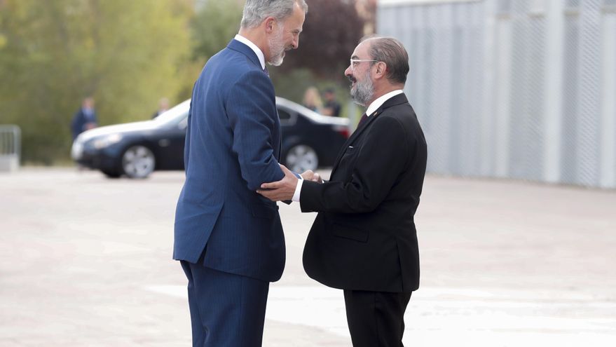 Los reyes y la política española lamentan la muerte de Lambán, un hombre íntegro y de principios