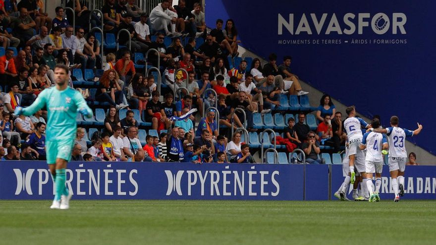 Luismi Cruz hace buenas en Andorra las rotaciones de Garitano