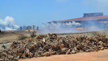 La carbonera investigada por el origen del incendio en Doñana: "El fuego no salió de aquí"