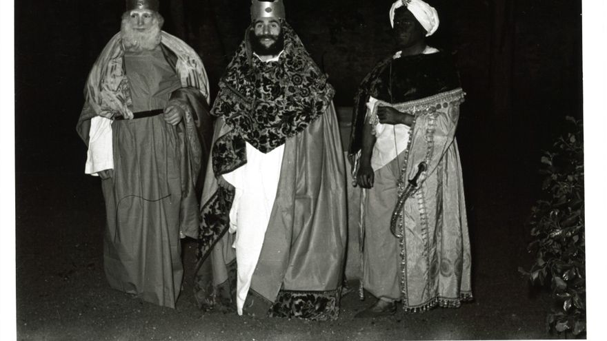 Cabalgata de los Reyes Magos de Vitoria en el año 1952