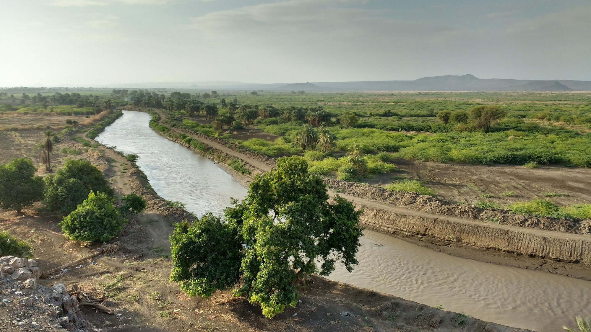 Vista del río Awash (Etiopía)