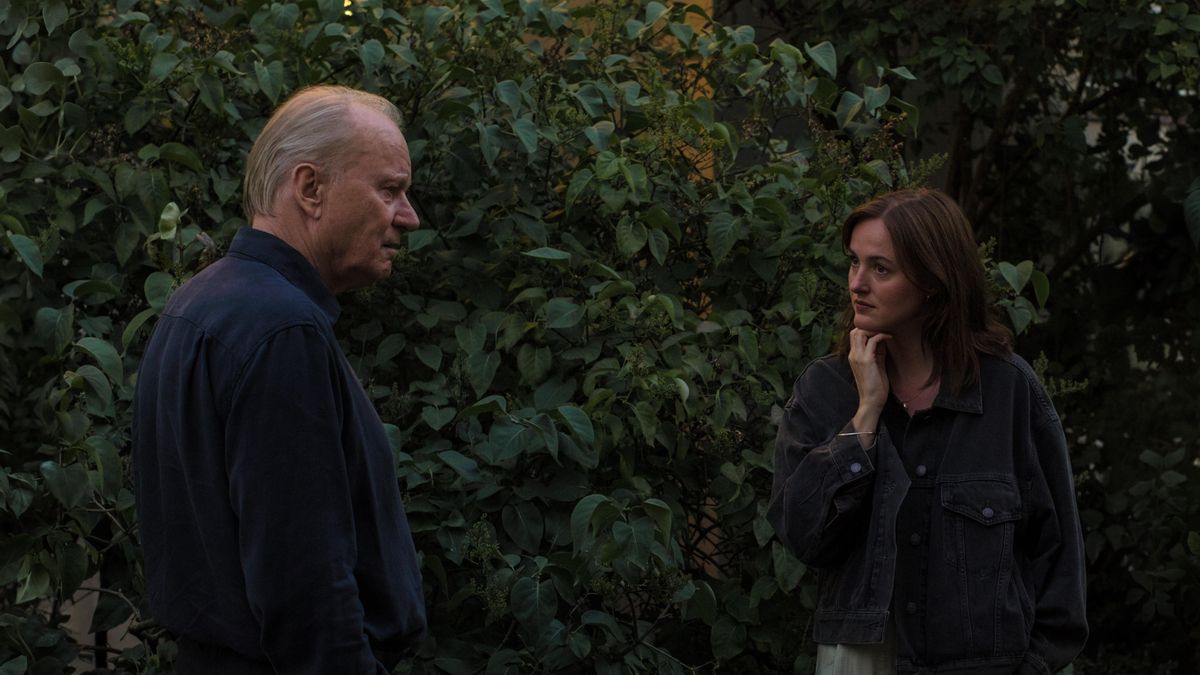 Stellan Skarsgård and Renate Rainsev, father and daughter in the movie 