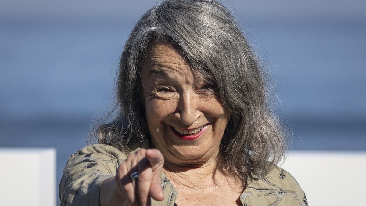 La actriz Petra Martínez, en el Festival de Cine de San Sebastián