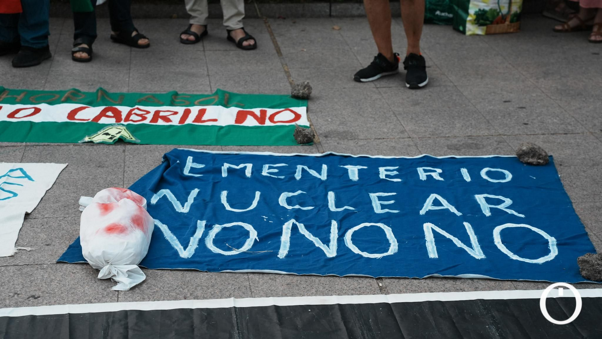 Concentración por el 80º aniversario del bombardeo de Hiroshima y Nagasaki, contra el rearme y las guerras.