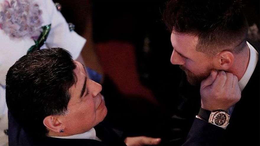 Messi recordó a Maradona: "Seguro nos bancó desde donde esté"