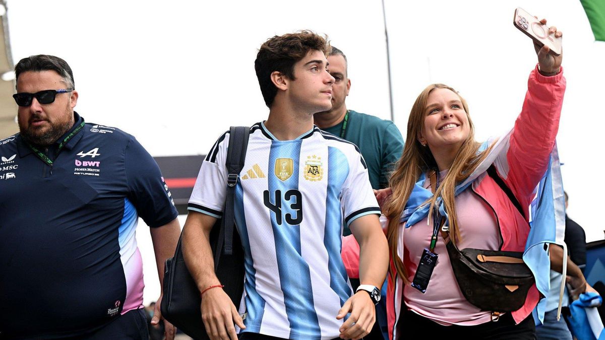 Franco Colapinto, en el primer día del GP de Brasil.