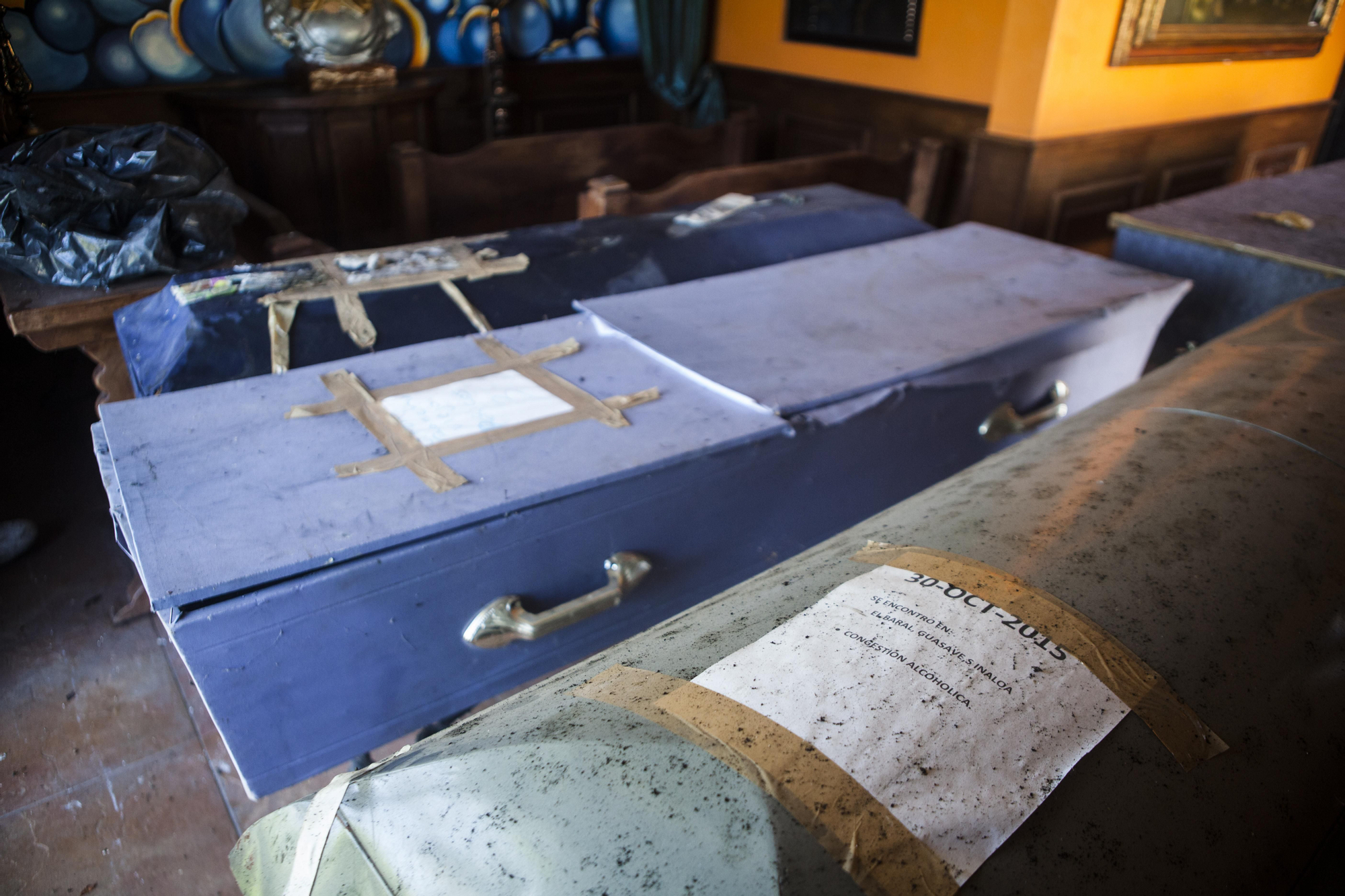 Capilla en jardín funerario de Sinaloa.