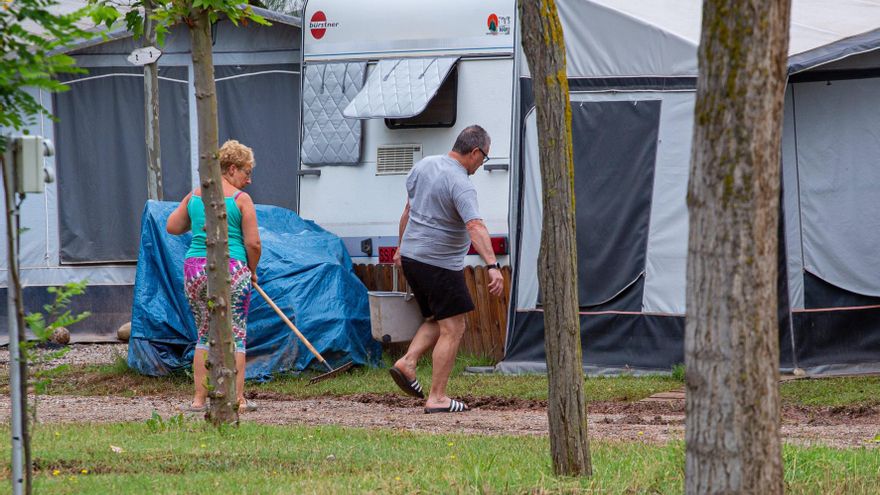 La ocupación en los cámpines alcanzó el 90 % en julio y se prevé un mejor agosto