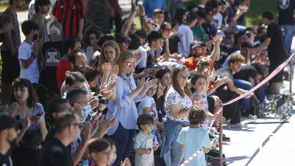 Prueba andaluza de skate en el skatepark de Cañero
