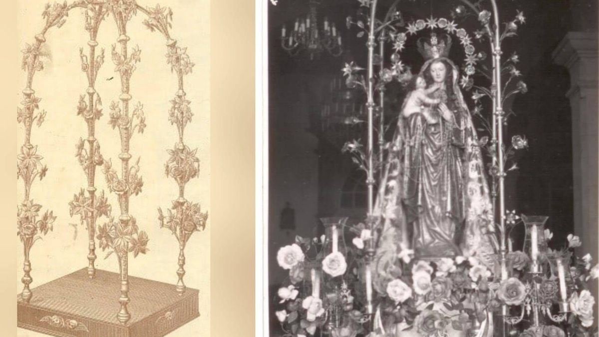 Meneses, posible origen de las andas de plata de la Virgen de los Remedios