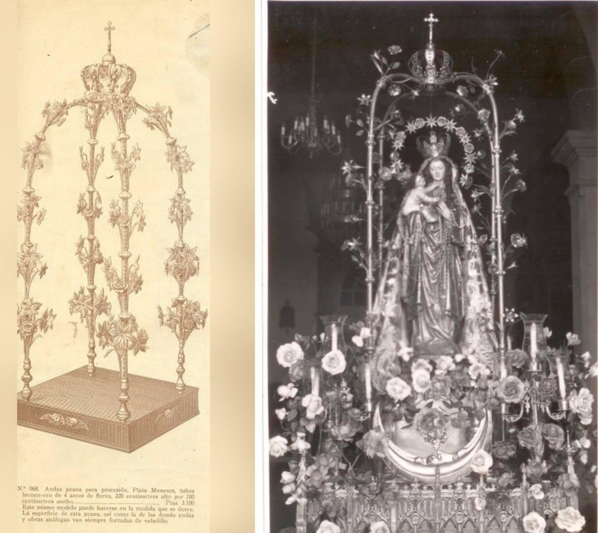 Semejanza en las andas. Archivo MVH