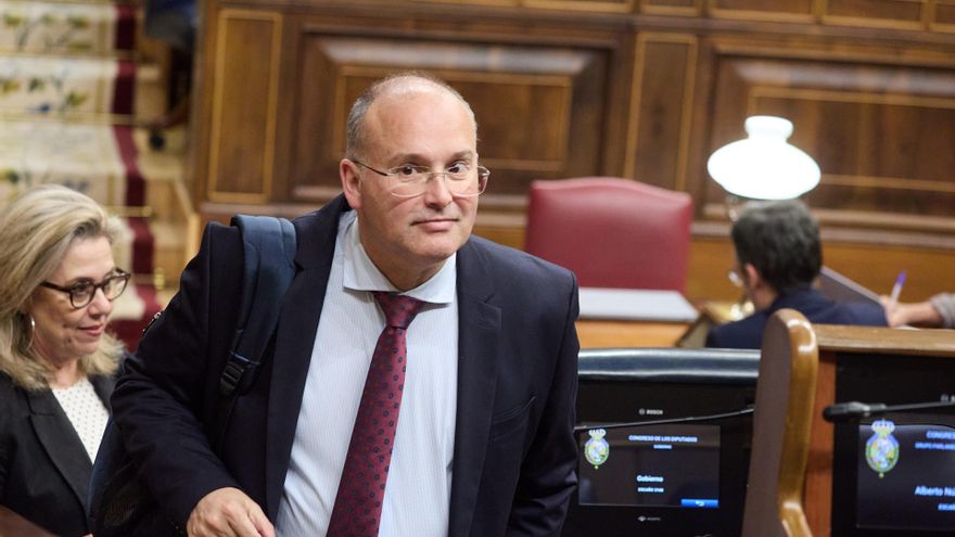 El portavoz del PP en el Congreso, Miguel Tellado.