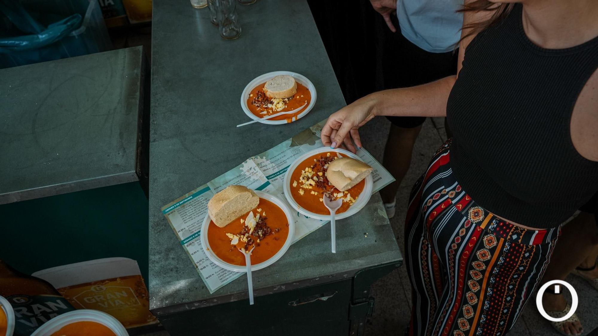 Y un buen salmorejo para despedir la Velá de la Fuensanta 2025