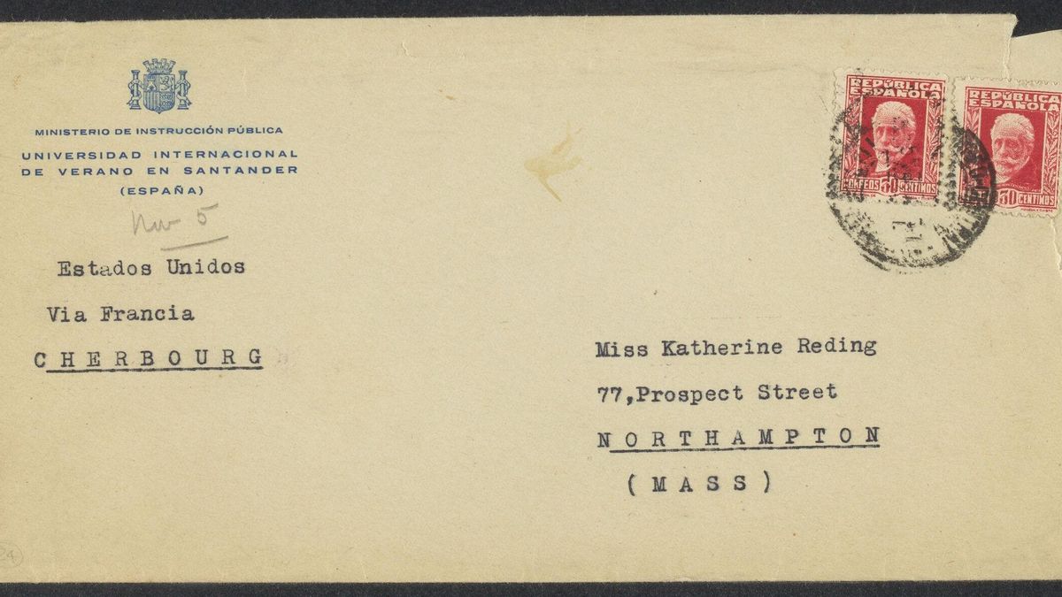 Ejemplar original incluido en el repositorio del epistolario de Pedro Salinas a Katherine Whitmore.