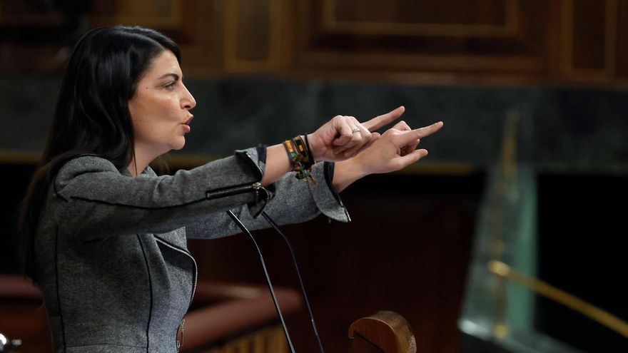 Macarena Olona interviene en la sesión de control al Gobierno en la que ha llamado "fea" a Yolanda Díaz.