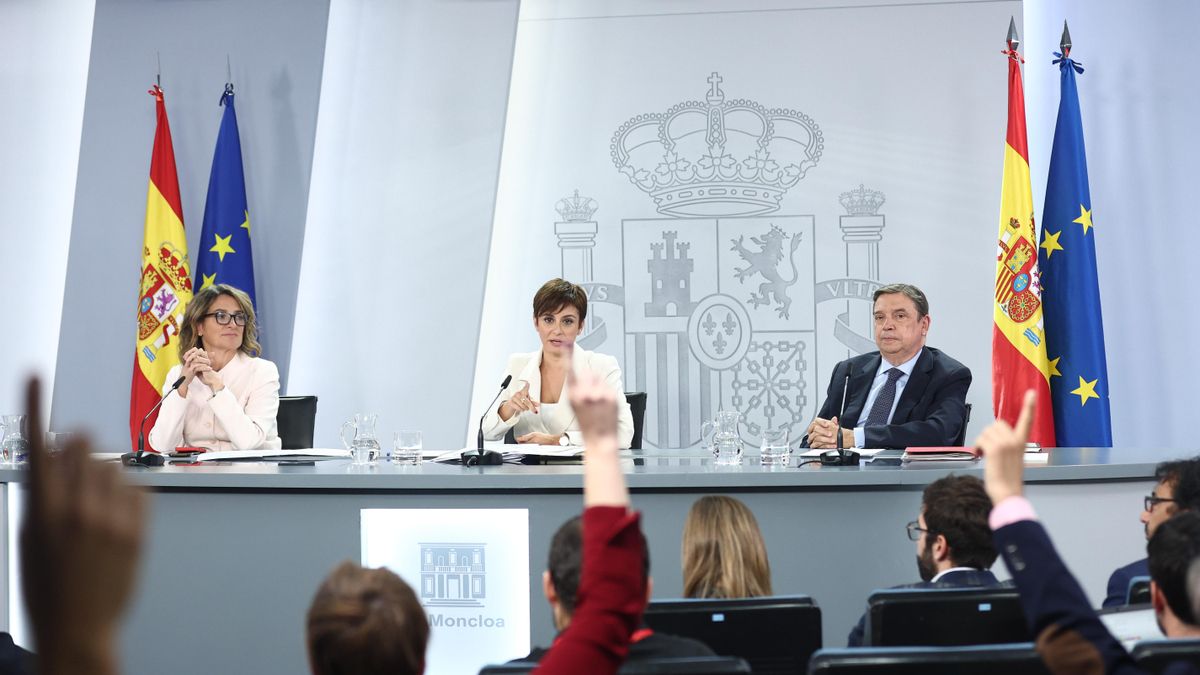 Rueda de prensa tras el Consejo de Ministros (Archivo).