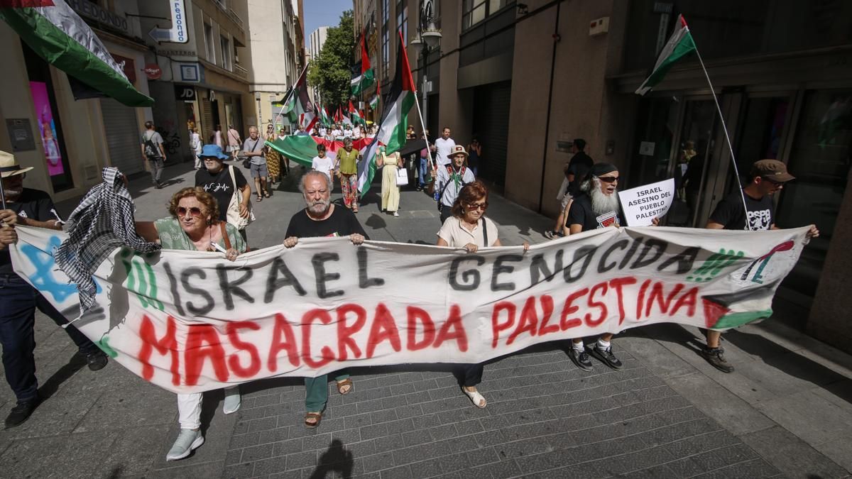 Manifestación solidaridad con Palestina