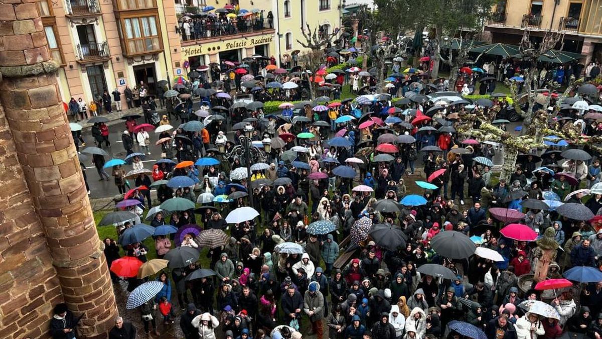 Paraguas y ropa de abrigo, en los Aleluyas de Ezcaray