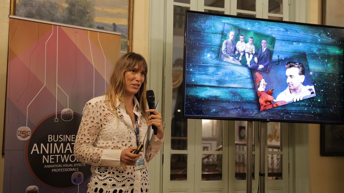 Glória Halász (Hungría), directora de cine, en el Business Animation Network 2025