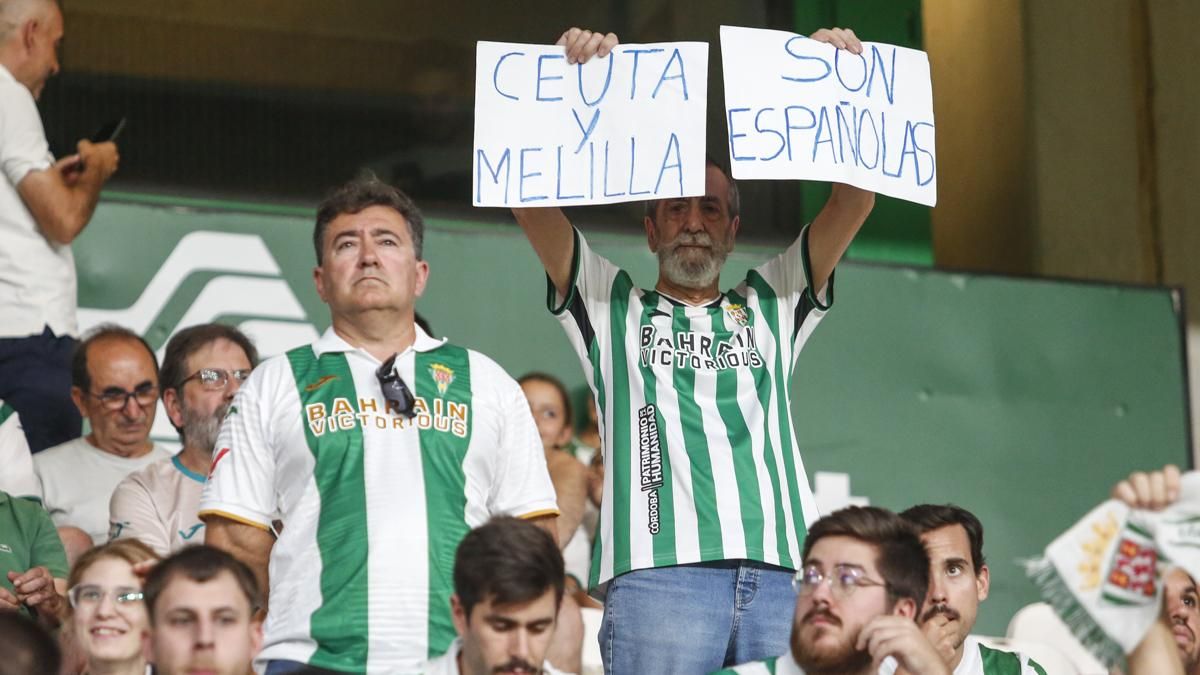 Grada Blanquiverde del Córdoba CF - UD Almería