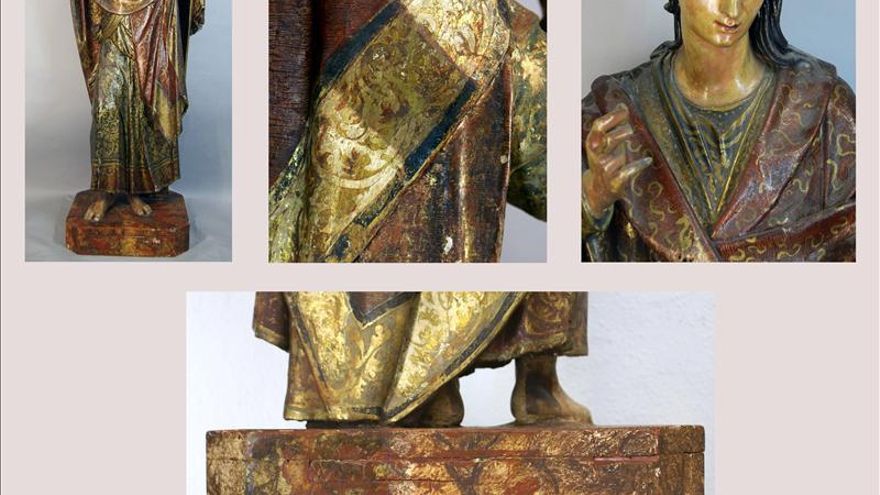 La santa que no es santa sino santo, la restauración de la historia