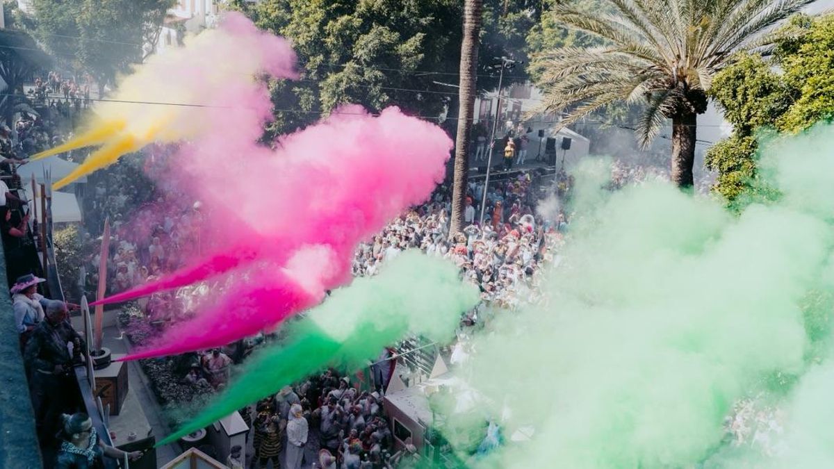 La diversión ‘bulle’ en Los Llanos de Aridane con La Gran Polvacera