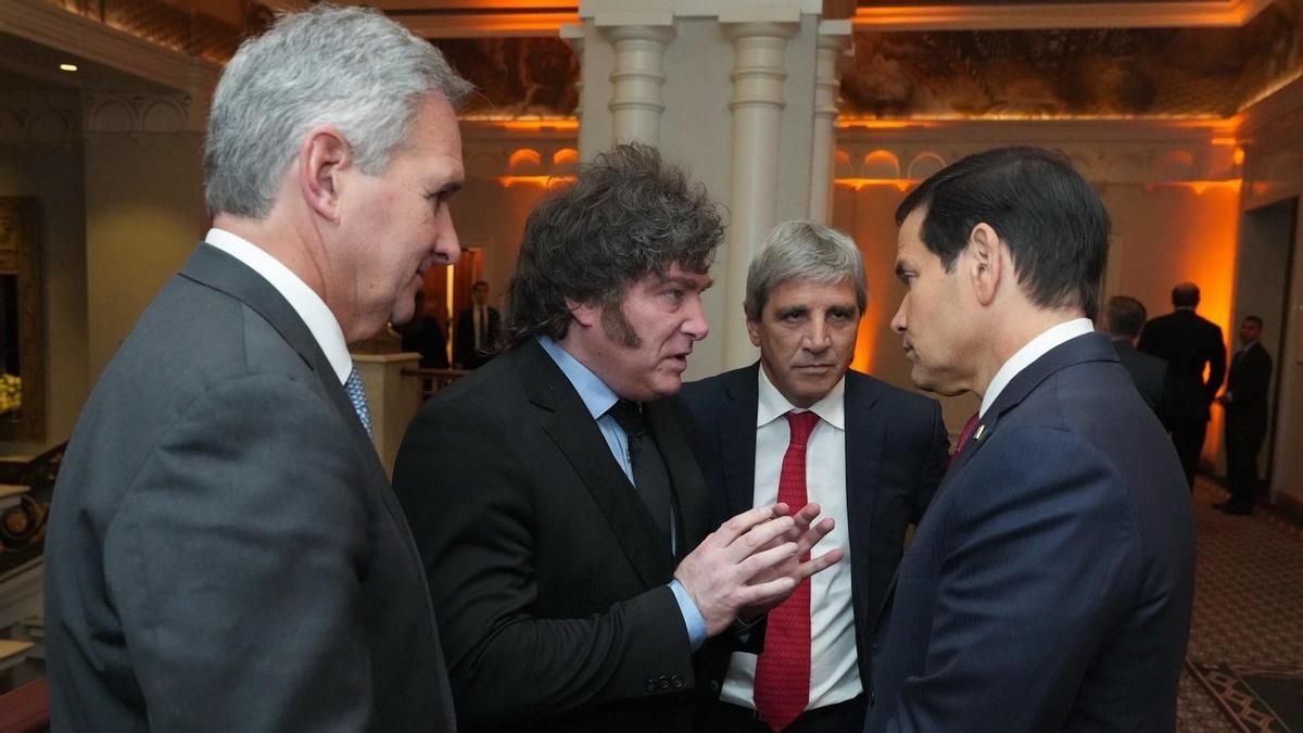 Milei se reunió con Marco Rubio para avanzar en una agenda común entre Argentina y Estados Unidos