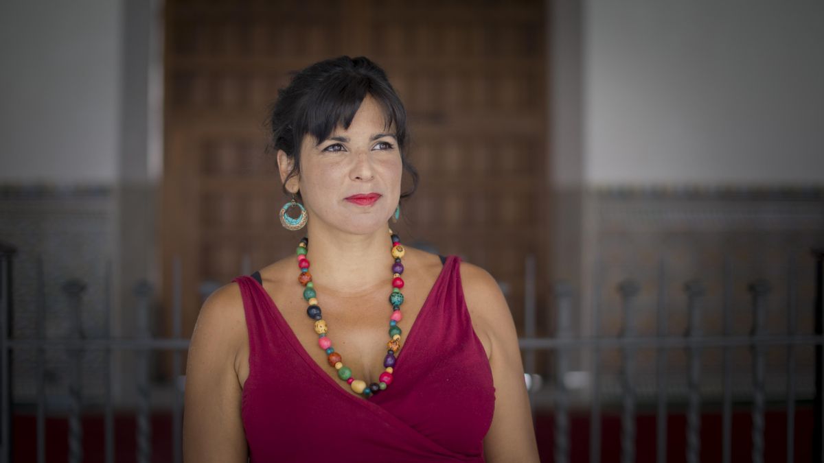 La Presidenta del Grupo Parlamentario de Adelante Adalucía, Teresa Rodríguez , durante una entrevista para Europa Press