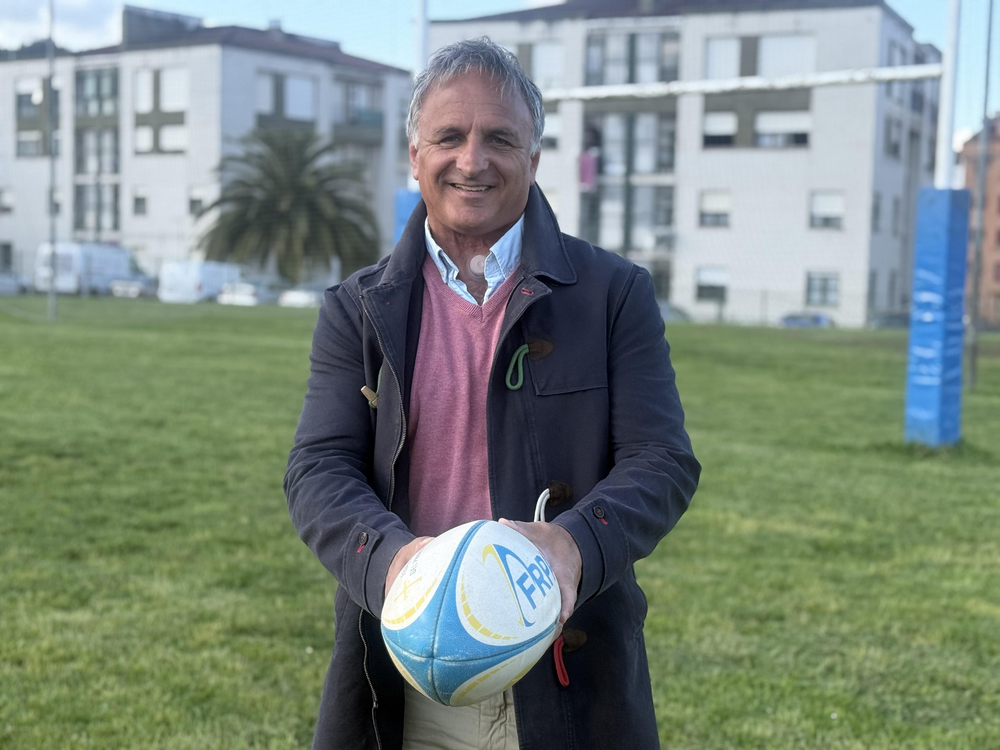 Marcelo Chorny, entrenador del Gijón Rugby