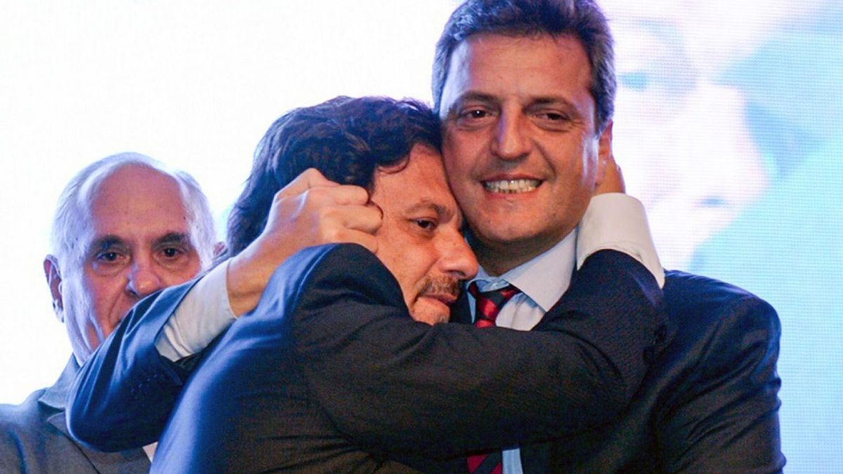 Sergio Massa junto al gobernador de Salta, Gustavo Sáenz