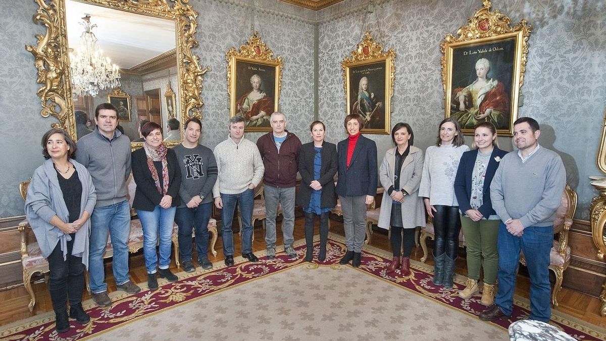 Barkos recibe a la Confederación Estatal de Personas Sordas