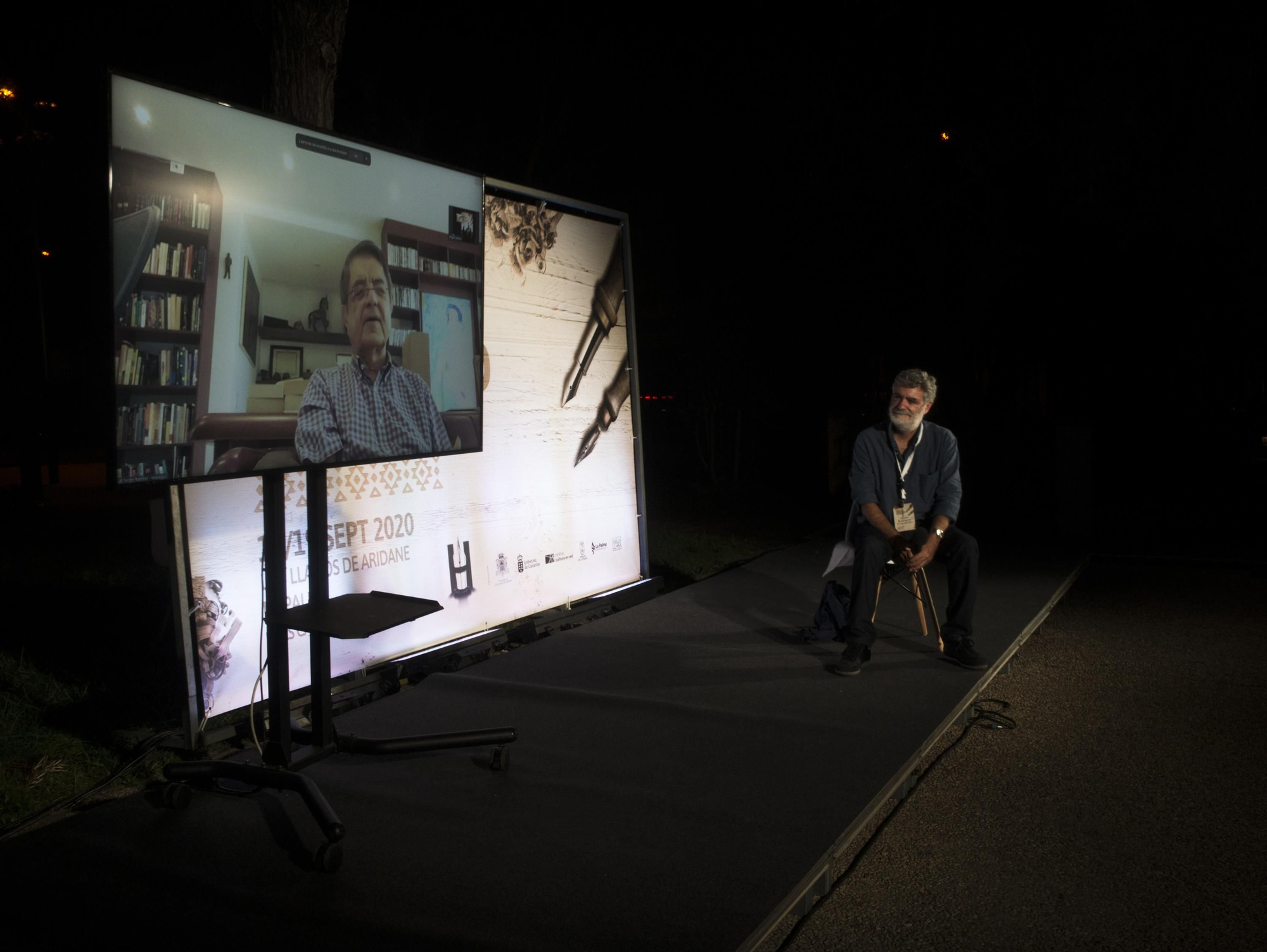 Anelio Rodríguez en la intervención de Sergio Ramírez.