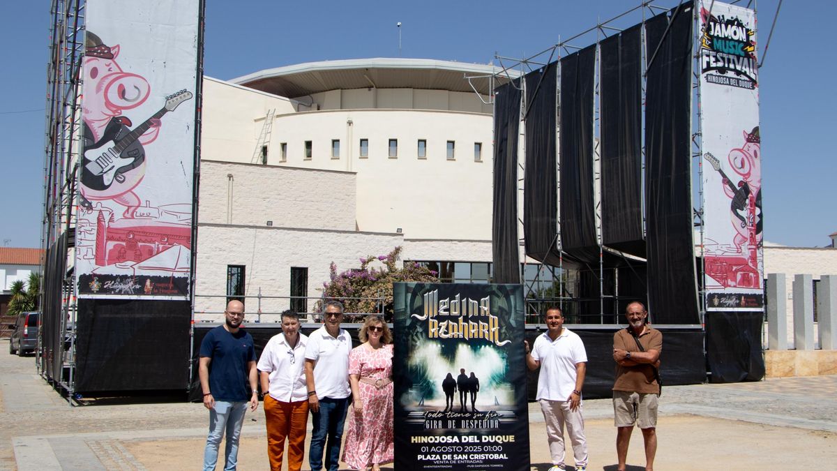 Hinojosa del Duque ultima los detalles para el concierto de Medina Azahara