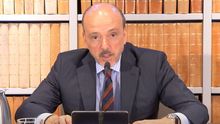 El presidente no ejecutivo de Prisa, Javier Monzón, durante la Junta General de Accionistas de 2020, que se celebró de forma telemática por el coronavirus.