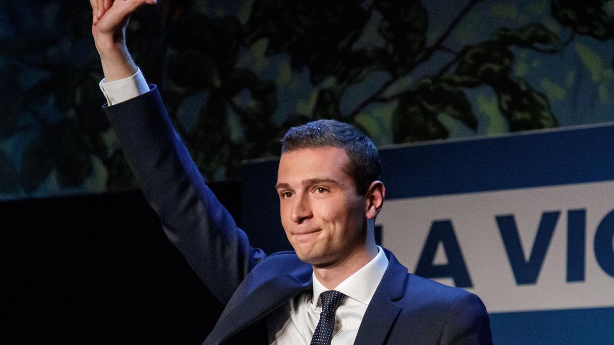 Foto archivo. Jordan Bardella. 