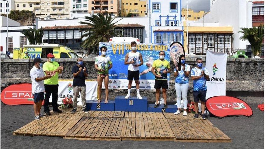 Podio General Masculino Distancia 1 Km