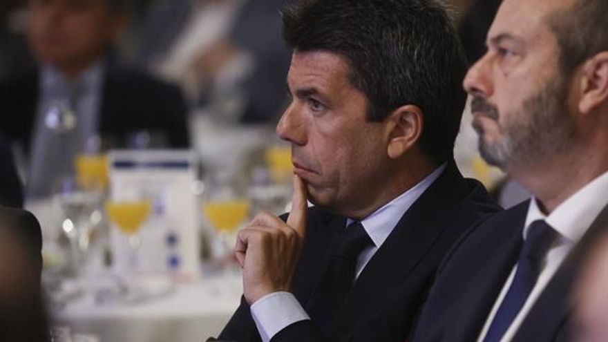 El presidente valenciano, Carlos Mazón