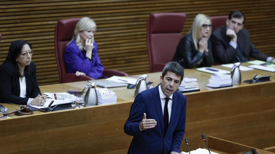 El president de la Generalitat, Carlos Mazón comparece ante Les Corts para rendir cuentas de lo que hizo el 29 de octubre.