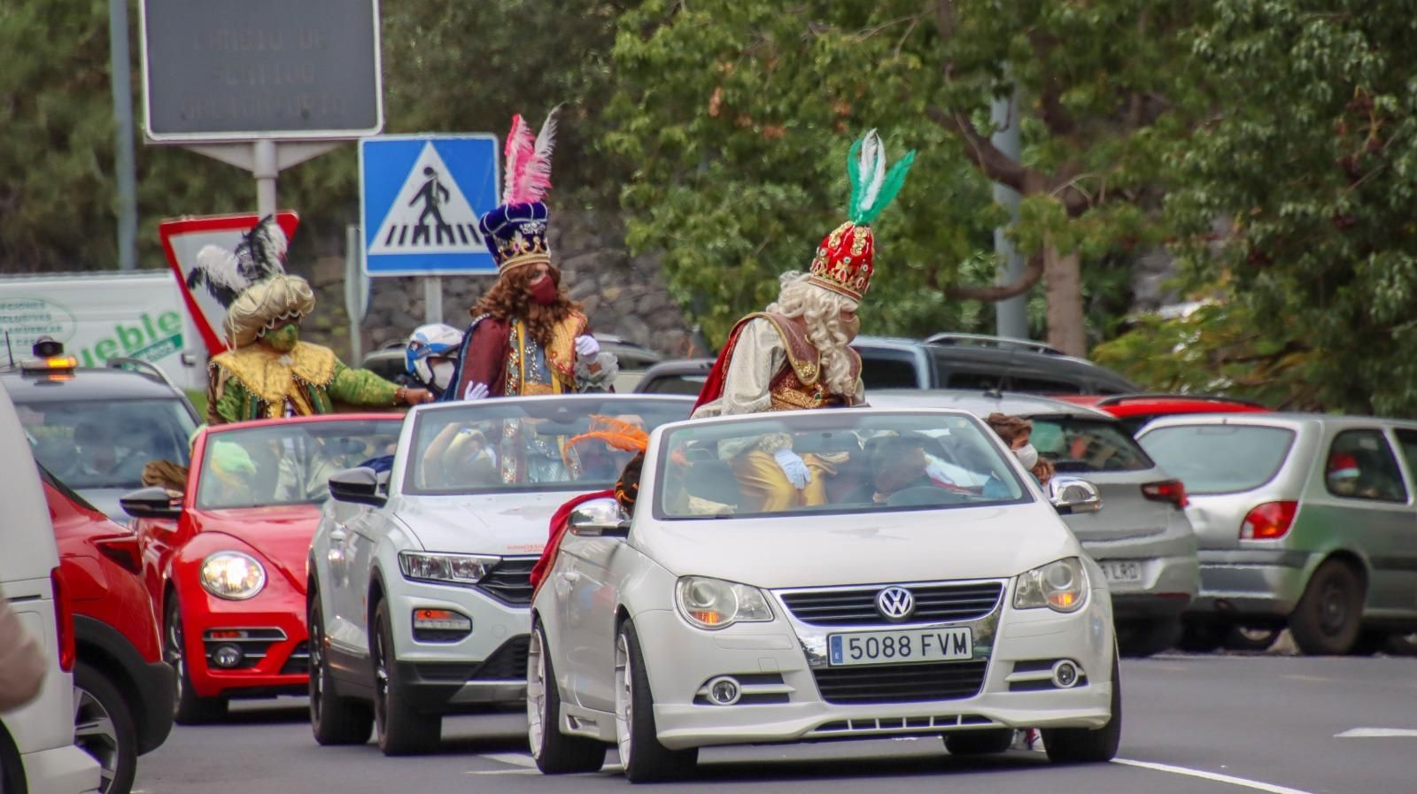 Comitiva Real por Santa Cruz de La Palma. Foto: JOSÉ AYUT