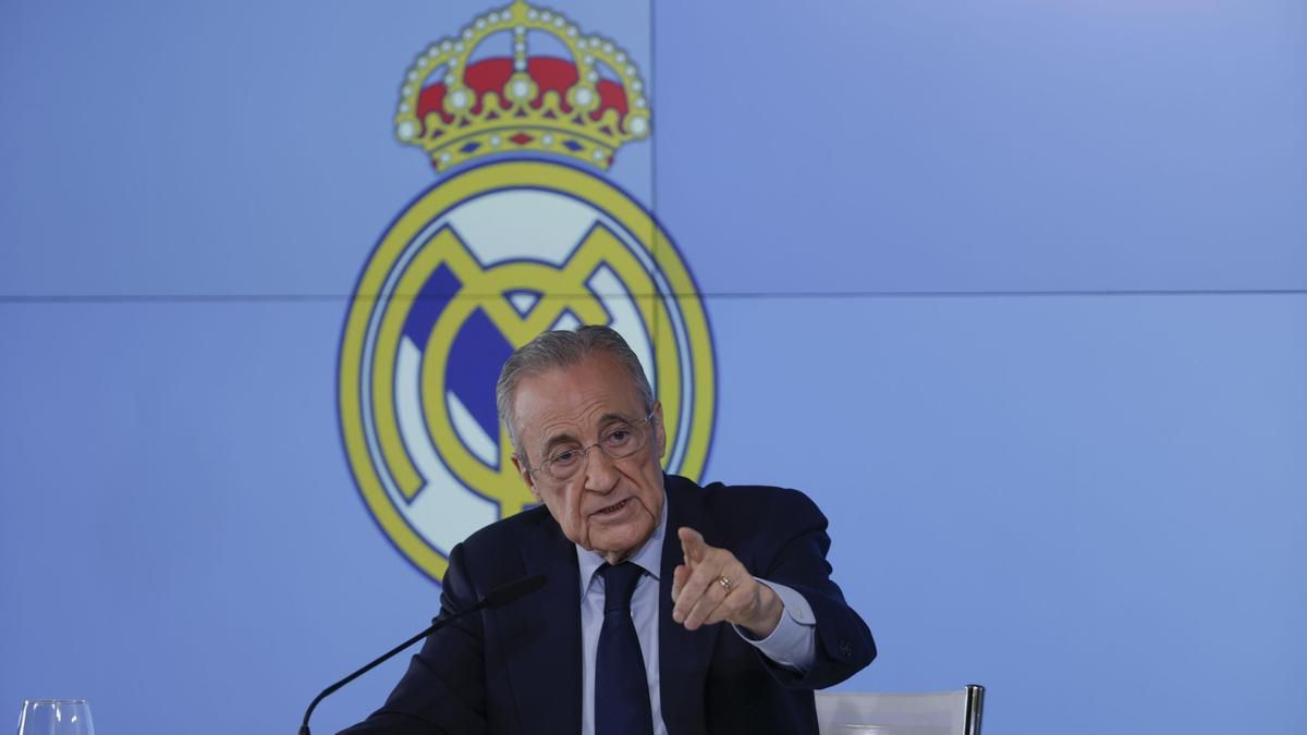 Florentino Pérez dice que sufre "una campaña orquestada" y defiende su polémica rueda de prensa: "No recibo más que mensajes de felicitación"