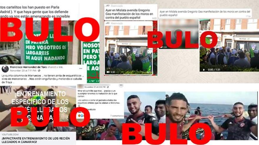 Si ves fotos de estos carteles, que no te engañen: no los colocó un musulmán, los puso un partido antiinmigración