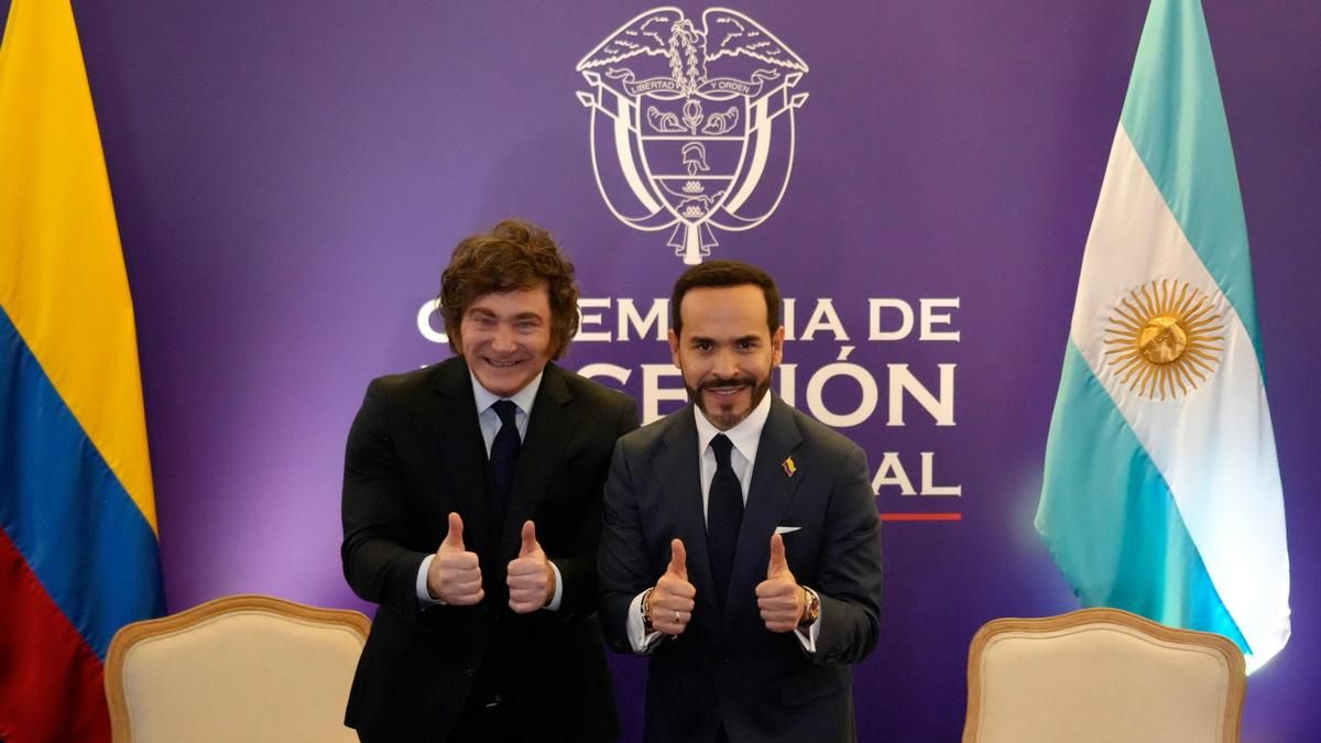 Milei se reunió en Colombia con Aberlardo de la Espriella antes de su asunción