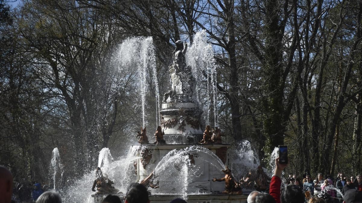 Patrimonio Nacional cancela los espectáculos de las fuentes de La Granja de San Ildefonso por la falta de agua