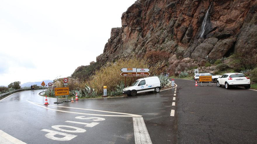 Carreteras cortadas en Ayacata. (ALEJANDRO RAMOS)